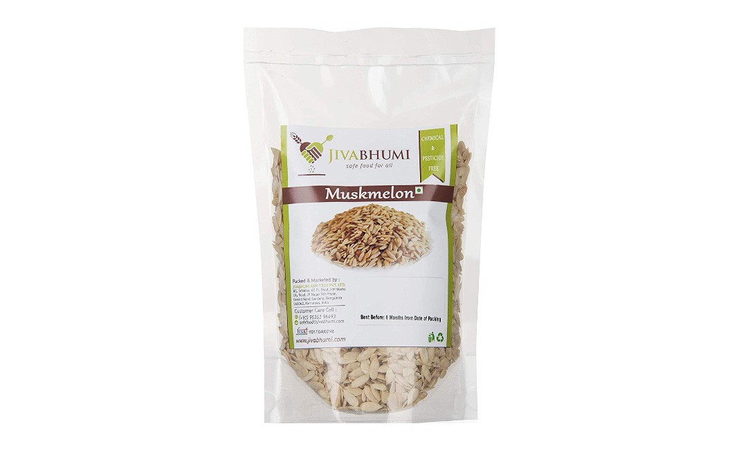 JivaBhumi Muskmelon Seeds    Pack  250 grams